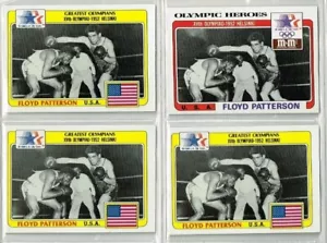 1984 GREATEST OLYMPIANS & OLYMPIC HEROES FLOYD PATTERSON (4) CARD LOT NMT- MT - Picture 1 of 2