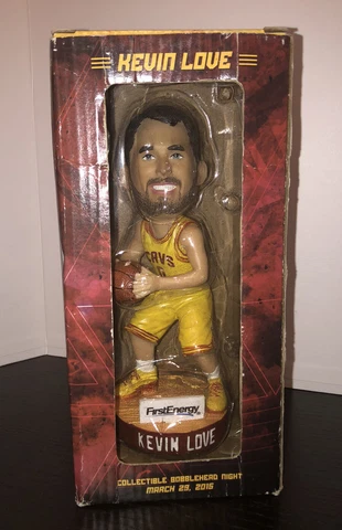 New Kevin Love Cleveland Cavaliers Bobblehead 2015 First Energy NBA With Ticket Cover