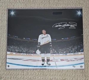Teemu Selanne SIGNIERT 16x20 Poster UPPER DECK AUTH Plastikhülle Auto Ducks #/50 - Bild 1 von 7