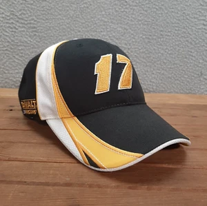 Dewalt Racing Hat Adult Black Yellow Strap Back Cap Matt Kenseth NASCAR Y2K - Picture 1 of 10
