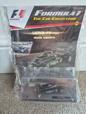 1/43 F1 FORMULA 1 CAR COLLECTION - LOTUS 79 MARIO ANDRETTI 1978 CAR #28 NEW - Image 1 of 3