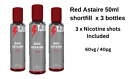 T-Juice Red Astaire eLiquid - 50ml Short Fill vape juice no nicotine -Pack Of 3