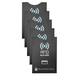 5x RFID Alu Schutzhülle NFC Blocker Abschirmung Datenschutz EC Kartenhülle Etui - Bild 1 von 7