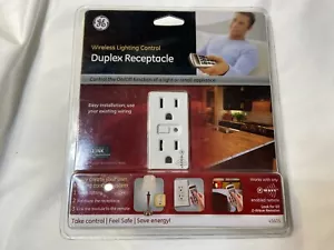 GE Wireless Lighting Control Duplex Receptacle 45605 - Picture 1 of 2