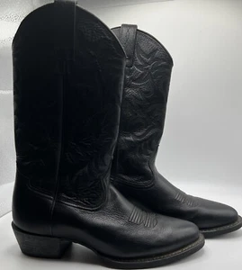 ARIAT Heritage R Toe Western Boot 10002218 Black Deertan Men's size 7D - Picture 1 of 17