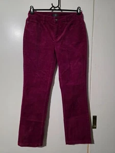 Womens SPORTSCRAFT Mauve Corduroy Casual Pants - Size 10 (T56) - Picture 1 of 3