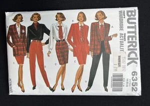 Butterick 6352 Misses Jacket-Blouse-Skirt-Pants Easy 1992 Pattern sz 18-22 Uncut - Picture 1 of 3