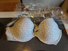 Victoria's Secret Bra 38B Cotton Pattern New Where Everywhere Push-up Bra 