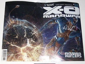 X-O MANOWAR #26 - Cubierta de cromo/impresión artística FIRMADA por ROBERT VENDITTI - ComicsPro - Imagen 1 de 1