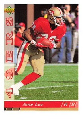 Amp Lee 1993 Upper Deck #388 San Francisco 49ers Football - Image 1 of 2