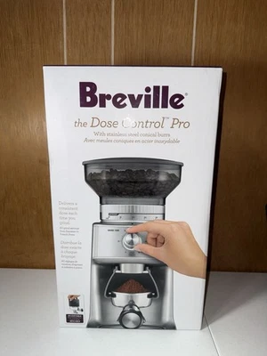 Molinillo de café Breville The Dose Control Pro con rebabas cónicas BCG600SIL plateado OB Foto 1 de 2