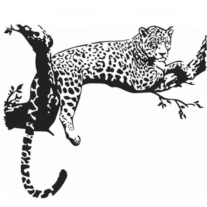 Paper Art Tiger Decor Mural Removable Art Craft Sticker For Home - Picture 1 of 9