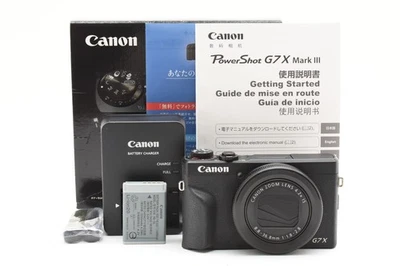 Exc Canon PowerShot G7 X Mark III - 20.1MP Point & Shoot Digital Camera - Black - Image 1 of 4