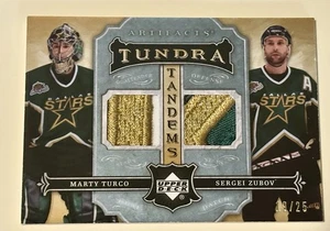 Artefactos Tundra Tándems 2007-08 azul helado TTTZ Turco Zubov parche doble 11/25 - Imagen 1 de 2