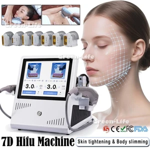 7D Hifu Hautstraffung Gesichtslifting Abnahme Maschine + 7 Kartuschen Anti-age - Bild 1 von 15