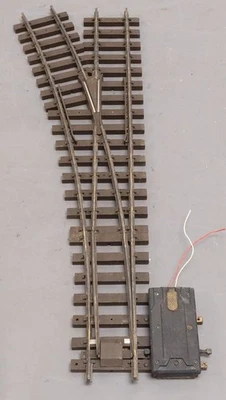 Piko 35226 G R7 22.5° Brass Left Hand Manual Switch Turnout EX - Image 1 of 2