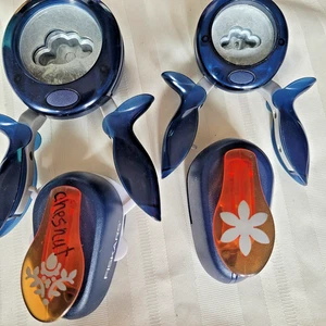Fiskers Hand Held Cloud Metal Punches (2) additional Chestnut and Flower Punches - Picture 1 of 1