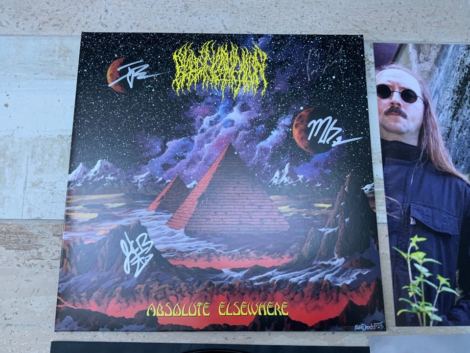 BLOOD INCANTATION ABSOLUTE ELSEWHERE  FULLY SIGNED AUTOGRAPHED VINYL LP 2024 NEW - Image 1 of 4
