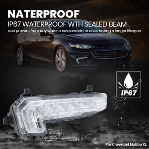 Front Bumper LED Fog Light For Chevrolet Malibu 2016-2018 Passenger Right Side ) - Picture 1 of 12