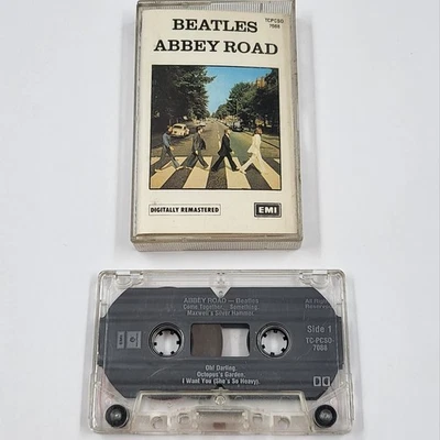 The Beatles Abbey Road 1969 EMI Digitally Remastered Cassette Tape - Image 1 of 4