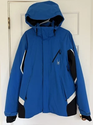 COMO NUEVO Spyder XTL Spylon 10k Thinsulate Forrado Chaqueta de Esquí Abrigo AZUL Para Hombre Talla L Foto 1 de 4