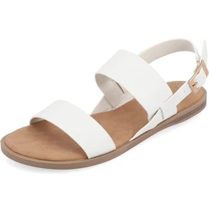 Sandalias de mujer Journee Collection Lavine talla US 8M blancas - Imagen 1 de 6