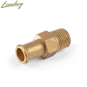Classic 1/8" NPT Male to 8mm Fuel Line Pump Regulator Brass Fitting VW - Picture 1 of 1