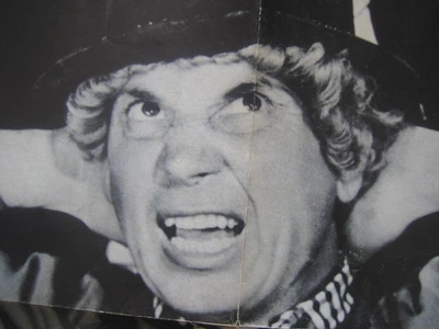 Vintage Original Large MARX BROTHERS B.W POSTER Graucho Harpo Chico 24"x18"in - image 1 of 4