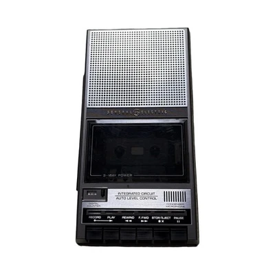 Grabadora de cinta de casete General Electric GE de colección 3-5159B sin probar Foto 1 de 3