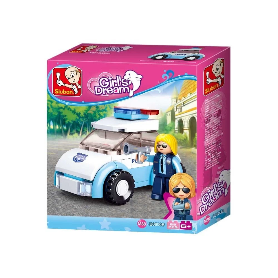 Sluban M38-B0600B Woman with Police Car, Multi-Colors - Image 1 of 3