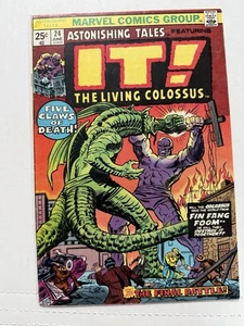 Astonishing Tales #24 (Marvel Comics June 1974) FIN FANG FOOM! - Picture 1 of 22