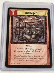 2001 Harry Potter TCG Incarcifors Spell Card # 93/116 - Picture 1 of 2