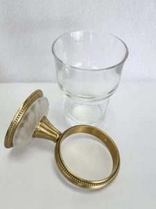 Phylrich KCC30 Satin Brass Bathroom Wall Mounted Tumbler And Holder NIB Open Box - Picture 1 of 10