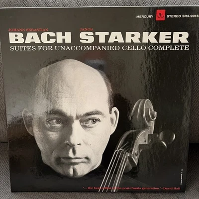 AUDIOPHILE SPEAKERS CORNER Bach/Starker 'Cello Suites' 3-LP 180g NM/NM+ - Image 1 of 4