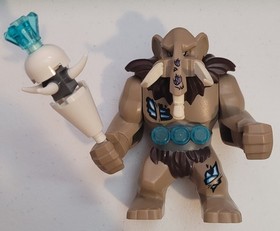 LEGO LEGENDS OF CHIMA Bigfig Minifigure  MUNGUS w/ Club loc083 from 70144