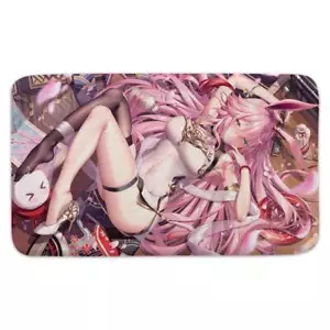Bunny Girl Sexy Playing Card Play Mat Anime Playmat Desk Mouse Pad Wrist Rests - Picture 1 of 6