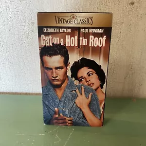 Cat on a Hot Tin Roof (VHS, 1997) Elizabeth Taylor Paul Newman - Foto 1 di 6
