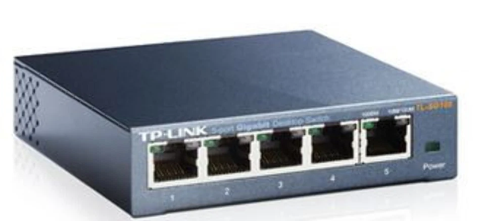 TP-Link TL-SG105 5port Switch Desktop Gigabit Steel Case 5-Port 10/100/1000Mbps - Image 1 of 1
