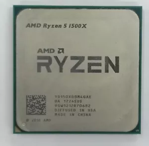 Procesador AMD Ryzen 5 1500X para escritorio R5 AM4 YD150XBBM4GAE cuatro núcleos buen trabajo - Imagen 1 de 3