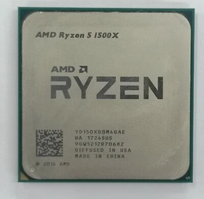 AMD Ryzen 5 1500X Processor for Desktop R5 AM4 YD150XBBM4GAE Quad-core Good Work - Image 1 of 3