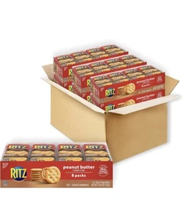 RITZ Peanut Butter Sandwich Crackers 48 Snack Packs 6 Boxes - Picture 1 of 7