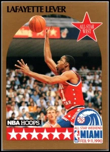 1990-91 NBA Hoops #20 Lafayette Lever - All-Star FREE SHIPPING! - Picture 1 of 2