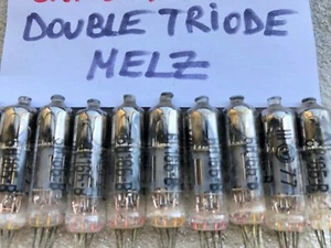 10 x VINTAGE 6N16B-V / ~6021 DOBLE TRIODO rejilla dorada, MELZ de los años 70 - Imagen 1 de 7
