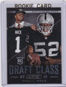 KHALIL MACK R&S Oakland Raiders DRAFT CLASS Insert RC 2014 Football ROOKIE CARD! - Picture 1 of 2