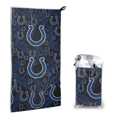 Indianapolis Colts Quick Dry Towel 16x31.5in Portable Travel Towel ,fans Gift Cover