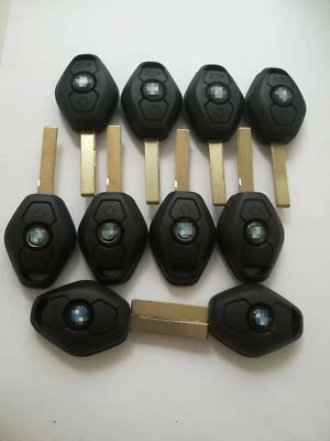 10pcs Remote Key Case for 2002 2003 2004 2005 BMW M3 Z4 330Ci 330i 330xi LX8FZV - Image 1 of 3
