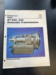 TECHNICIANS GUIDE AT 540, 545 AUTOMATIC TRANSMISSION - Bild 1 von 2