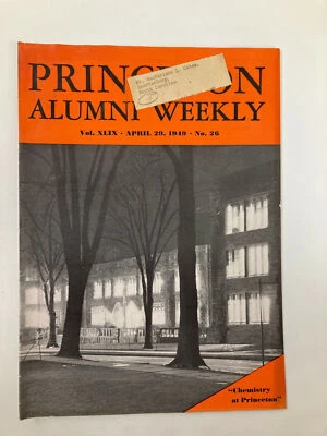 VTG Princeton Alumni Weekly April 29 1949 The Chemistry at Princeton - Image 1 of 2