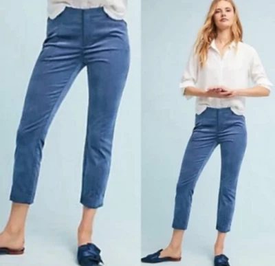 ¡Nuevo! Pantalón Anthropologie The Essential SLIM Terciopelo Mujer Talla 2 Foto 1 de 4
