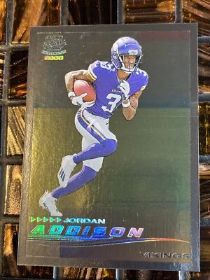 Jordan Addison 2023 Zenith Crown Collection Silver RC  - Image 1 of 4